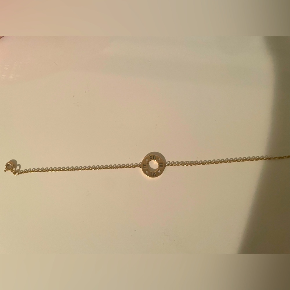 **SOLD**Authentic Tiffany & Co. Atlas Pierced Diamond Bracelet (18k gold)